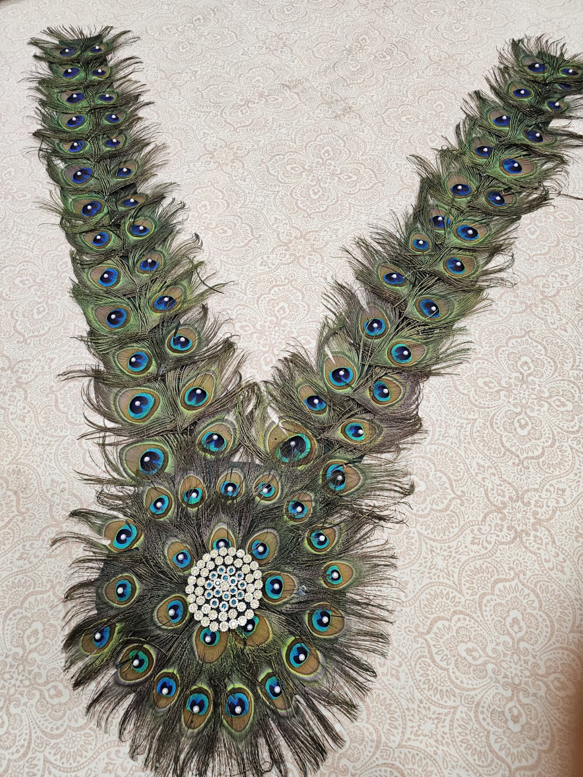 ✨🦚 Mor Pankh Pushp Shringaar Haar 🌿💛